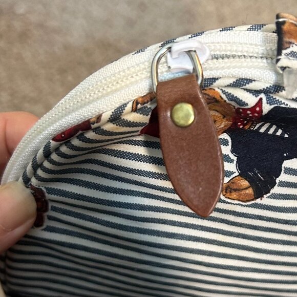 Vintage Ralph Lauren Polo Bear Print Cosmetic Case - Picture 4 of 5